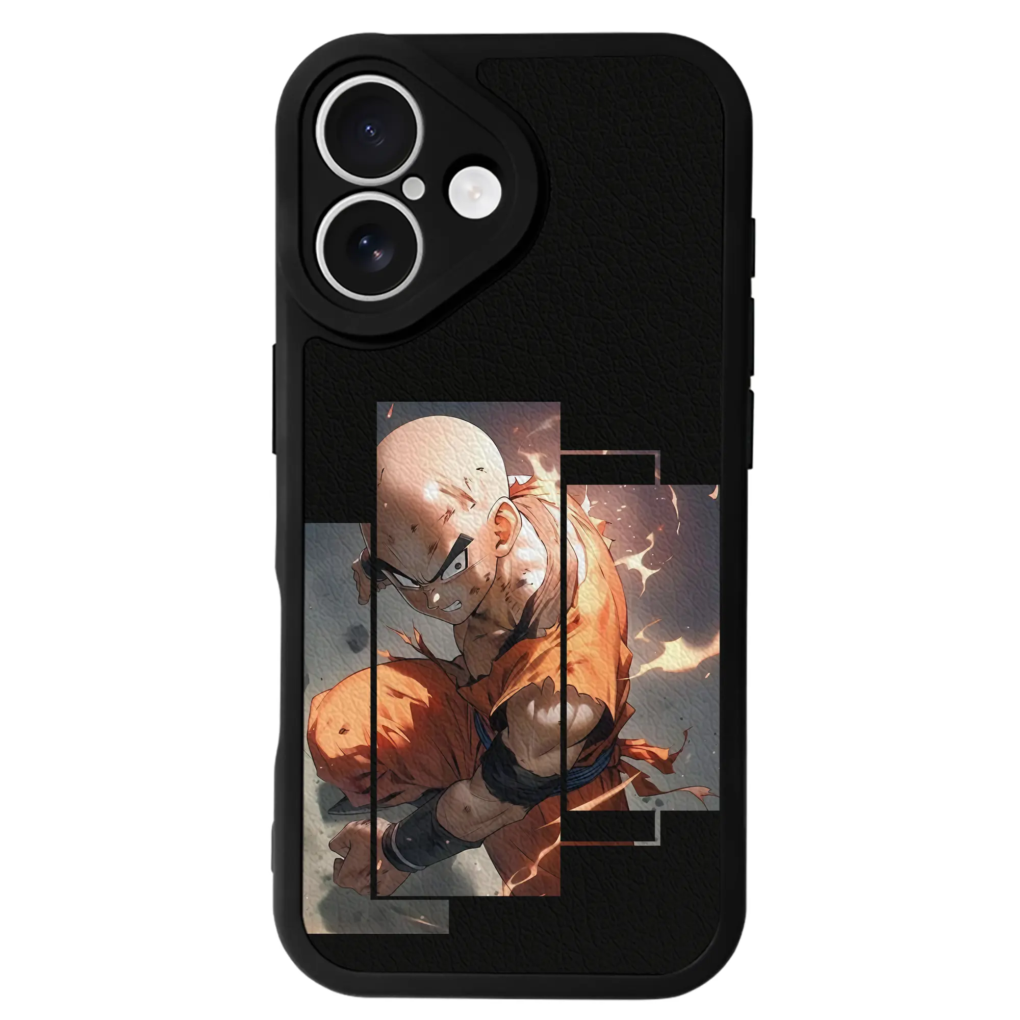 ドラゴンボール グッズクリリン - IPhone 16シリーズ対応 ・ シリコンスマホケース ・ レザー調 ・ 高精度フィット ・ 耐衝撃 ・ ワイヤレス充電対応 ・ 精密カット